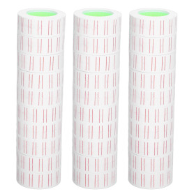 30 Rouleaux 15000 Pièces étiquettes Prix Autocollants 21x12mm Simple Rangée étiquette Papier étiquettes de Prix pour MX5500 Pist