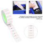 30 Rouleaux 15000 Pièces étiquettes Prix Autocollants 21x12mm Simple Rangée étiquette Papier étiquettes de Prix pour MX5500 Pist