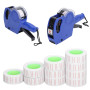 30 Rouleaux 15000 Pièces étiquettes Prix Autocollants 21x12mm Simple Rangée étiquette Papier étiquettes de Prix pour MX5500 Pist