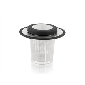 Bredemeijer 1491 Universal Filtre à Thé avec Repos Acier Inoxydable/Silicone