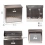 Arregui Premium Maxi boîte aux lettres d'extérieur en acier inoxydable