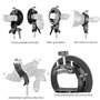 Neewer S-type Support de Flash avec Bowens Monture pour Flash Snoot Softbox Boîte à Lumière Bol de Beauté Réflecteur Parapluie D