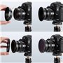 K&F Concept 18pcs Stepping Ring Adaptateur Filtre Bague d'adaptation Anneaux de lentille -9pcs Kit de Step Up Anneau et 9pcs Kit