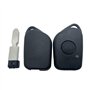 Jongo® Coque Clé Compatible avec Peugeot 406 Phase 2 (1999-2005) - Boîtier Plip Télécommande 1 Bouton + Lame Vierge - Remplaceme