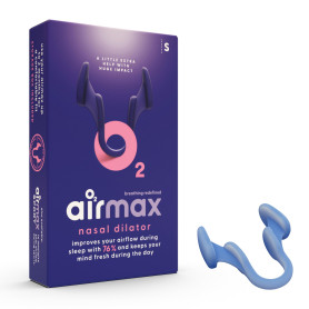 Airmax dilatateur nasal | 76% plus d'air | Anti ronflement | Respiration nasale libre pendant votre sommeil | Pack 3 mois - 1X T