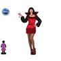 ATOSA déguisement vampiresse robe rouge court M