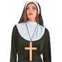 DEGUISE TOI - Collier Croix de Moine Or - 1 Collier - Taille Unique - Marron - Accessoires pour déguisement - Plastique - Laver
