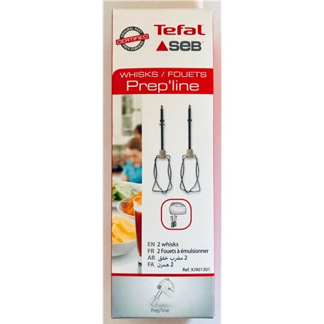 SEB - Fouet X2 à Emulsionner pour Robot Multifonctions - Acier Inoxydable - Silver