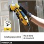 Powerplus Ponceuse Delta POWX0490 - Ponceuse Triangulaire 300 W, 3 Feuilles de Papier Abrasif et Adaptateur d'Aspiration