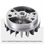 GOOFIT Volant de démarreur à Rappel en Alliage Starter d'inertie en Aluminium Remplacement pour Moteur 2 Temps 47cc 49cc Remplac