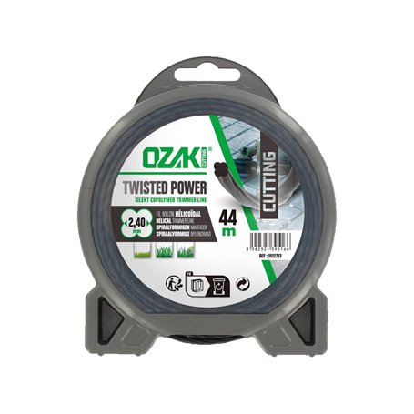 OZAKI - Fil Nylon Hélicoïdal TWISTED POWER SILENT LINE - Ø 2