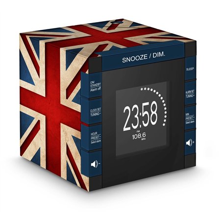 BigBen RR70 Radio-réveil avec projecteur Motif Union Jack