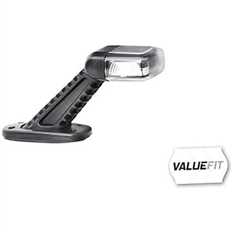 HELLA Valuefit 2Xs 357 006-011 Feu D'Encombrement - Led - 12/24V - En Forme D'Angle - Gauche/Montage En Saillie Latéral