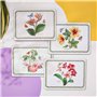 8 cm Taille M Sets de Table Motif Jardin Botanique Exotique