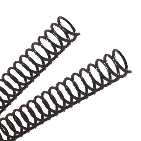 DHP Lot de 100 spirales pour reliure Noir A4 Métal Ø 12 mm