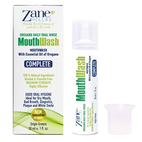 Zane Hellas MouthWash. Rincer oralement avec de l'huile d'origan. Idéal pour la gingivite