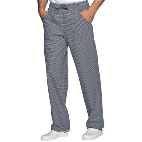 Pantalon Cuisinier Reactive Dye Pied de Poule 100% Coton