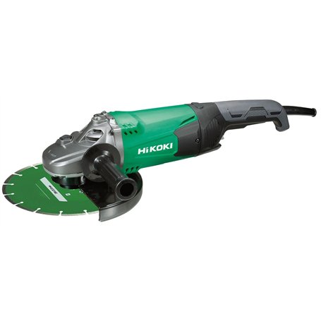 HIKOKI 51124166 - Amoladora 2200W disco 230mm 6600 rpm con empuñadura y disco G23SW2
