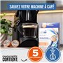 Lot de 5 Capsules de Nettoyage Caffe Nu pour Machine à café Nespresso