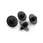 kh Teile Lot de 4 supports de fixation pour tapis de sol (anthracite)