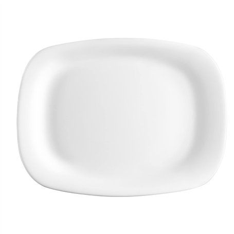 Bormioli Rocco Assiette 34 x 24 cm Parme Blanc