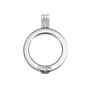 Quiges Plaqué Argent Acier Inoxydable Interchangeable Coin Medaillon Pendentif 25mm Petit