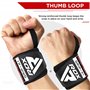 RDX Sangle Musculation Poignet Bandes | Approuvé par IPL et USPA | Gym Straps pour Haltérophilie, Gymnastique, Culturisme | Wris