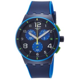 Swatch Homme Digital Quartz Montre avec Bracelet en Silicone SUSN409 Swatch Homme Digital Quartz Montre avec Bracelet en Silicone SUSN409