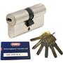 ABUS EC660 Longueur de double cylindre (a/b) 40/45mm (c=85mm) 6 clés