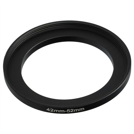 vhbw Bague d'adaptation de Filtre Step-Up de 42 mm vers 52 mm pour Objectif d'appareil Photo - Adaptateur