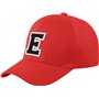Morefaz New Casquette de Baseball Cap Rouge Garçon Fille Enfants Chapeau Bonnet Unisexe A-Z Alphabet (E)