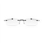 eye-spec Lunettes de lecture pliables sans monture avec un étui voyage de poche compact jaune | Design pliable ultra-plat pour h