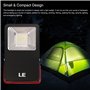 LE Projecteur LED 700 Lumen USB Rechargeable 10W, Portable, 5400mAh Fonction de Batterie Externe, 3 Modes, Etanche pour Extérieu