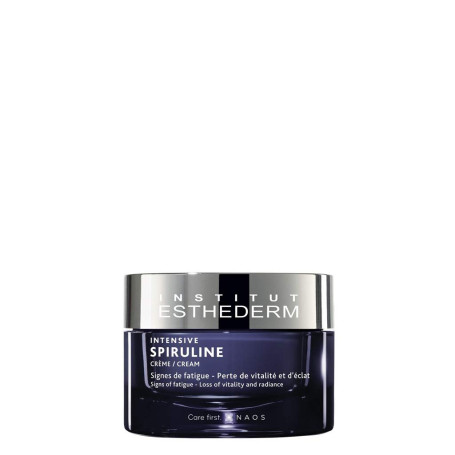 Institut Esthederm - Crème Intensive Spiruline - Booster Éclat du Visage - Signes de fatigue