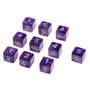 MagiDeal 10pcs 16mm Dés Multi-Faces Dices Six Faces D6 D & D RPG Jeu Jouet Cadeau (Divers) - Violet