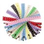 Yeqin (TM) Lot de 20 fermetures éclair en dentelle - Couleurs aléatoires - 30 cm - Finition en nylon - Pour confection de robes 