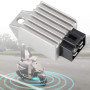 12V Universel Redresseur à régulateur de Tension, 4 Broches redresseur de régulateur de Tension pour Scooter Cyclomoteur ATV Gok