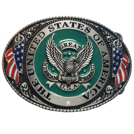 Schnalle123 Boucle de ceinture U.S.A. Amerika USA 3D pour ceinture interchangeable - Boucle modèle 143