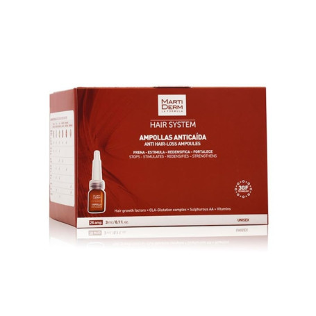 MartiDerm - Hair System Ampoules antichute 28 amp