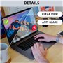 MyGadget Protection écran Crystal Clear compatible avec Apple MacBook Pro 13 Pouces & Air 13" M1 Touchbar - Film HD Fin Vitre An