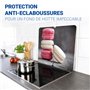 WENKO Protection plaque de cuisson "Macarons" en verre trempé | Pour toute plaque | Couvre plaque de cuisson, planche à découper