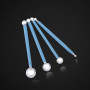 4Pcs Outils De Modelage De Balle En Acier Inoxydable Décoration Moulage De Gâteau Argile Modélisation Kit