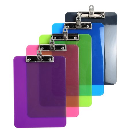 Exacompta - Réf. 12690E - Carton de 10 porte-blocs Iderama avec pinces et porte-stylos - Dimensions : L 31