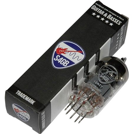 12AT7-S4GB Tube électronique haut de gamme sélectionné pour guitare et basse Double triode Nombre de pôles : 9 Culot : Noval Con