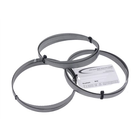 SMI Lot de 3 lames de scie à ruban bi-métal M42 - Dimensions : 1640 x 13 x 0