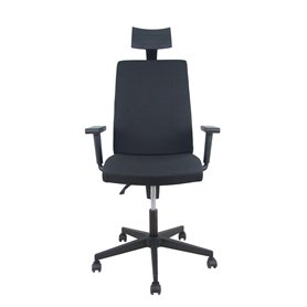 Piqueras Y Crespo (PIQU7) Chaise de Bureau avec Appui-tête Lezuza P&C Noir