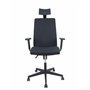 Piqueras Y Crespo (PIQU7) Chaise de Bureau avec Appui-tête Lezuza P&C Noir