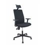 Piqueras Y Crespo (PIQU7) Chaise de Bureau avec Appui-tête Lezuza P&C Noir