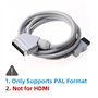 Immobilier Péritel RGB Cable cordon électrique pour Nintendo Wii & Wii U PAL