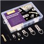 Swpeet 160 pcs Assortiment kit de cintres avec vis, d'images, Cintres Assortiment de kit pour l'image des Solutions à suspendre 